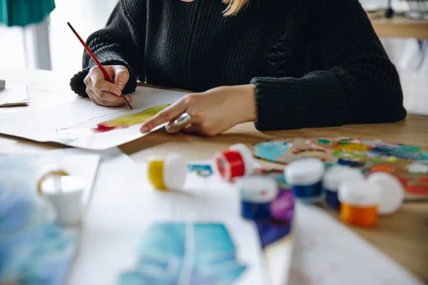 Croquis de dessin de créateur de mode — Photo de stock