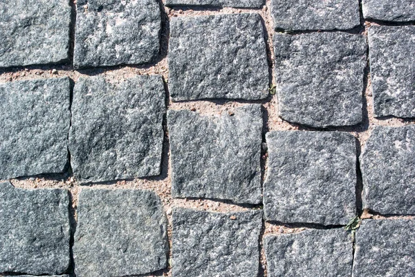 Gray stone road texture — Stock Photo, Image