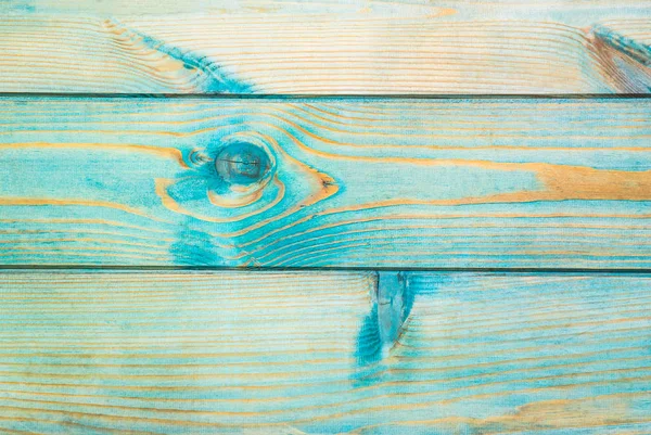 Närbild Foto Blå Färgade Grov Trä Planka Textur — Stockfoto