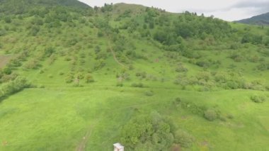 Dağlar ve yerleşim Panoraması