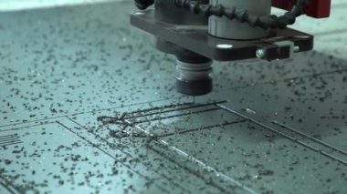 Bir değirmen eseri. Yakın çekim / bir değirmen iş. Yakın çekim.