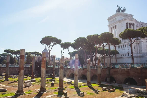 Otoño en Roma Coliseo Italia — Foto de Stock