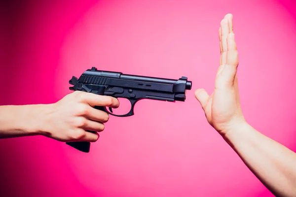 Armed campus gun allowed in some US universities concept — Stock Photo, Image