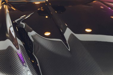 Modern araç tasarımı. yakın çekim. satırları avtomobil bükme.