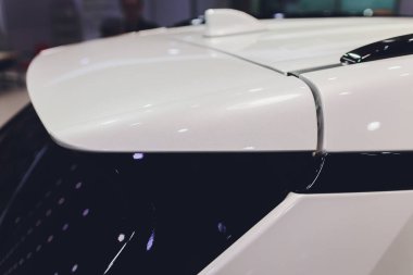 Modern araç tasarımı. yakın çekim. satırları avtomobil bükme.