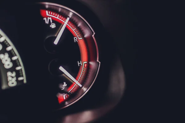 Close up shot of a speedometer in a car. — Stock Photo, Image