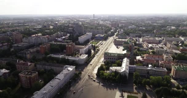 YOSHKAR-OLA, RUSSIA - JULY 29, 2019: Yoshkar-Ola, Russia, the tourist center of the city. — 비디오