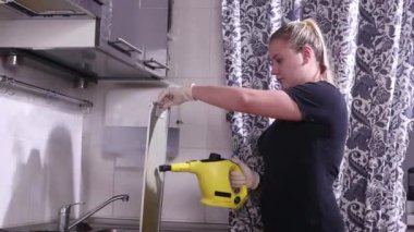 Mutfak, çekim Ocak Hood profesyonel hizmetli Temizleme Mesh filtresi.