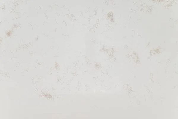Bloqueio de cabelo preto isolado em um fundo branco . — Fotografia de Stock