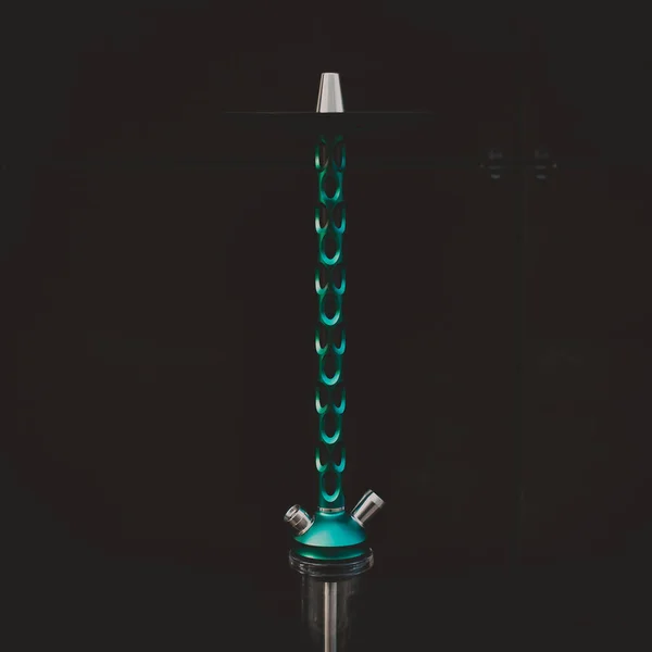 Part of the hookah, modern design, on a black background. — Stock Photo, Image