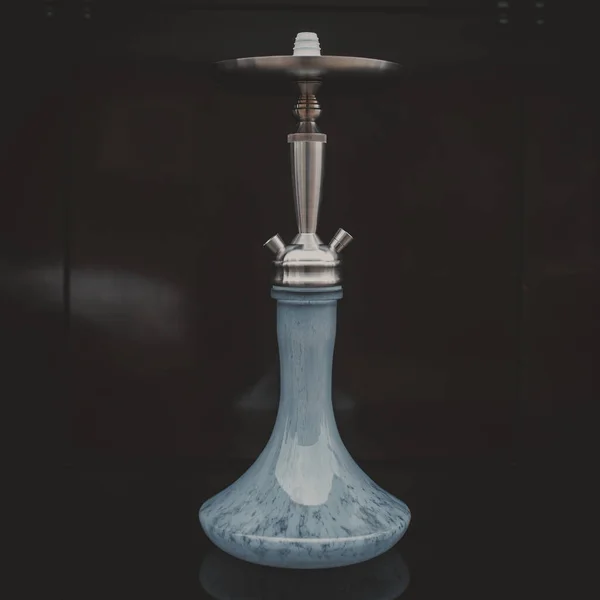 Parte de la cachimba, diseño moderno, sobre un fondo negro . — Foto de Stock