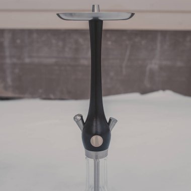 Nargile 'nin bir parçası, modern tasarım, arka planda.