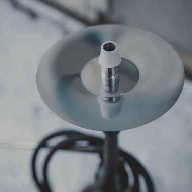 Nargile 'nin bir parçası, modern tasarım, arka planda.