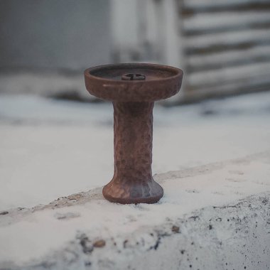 Nargile 'nin bir parçası, modern tasarım, arka planda.