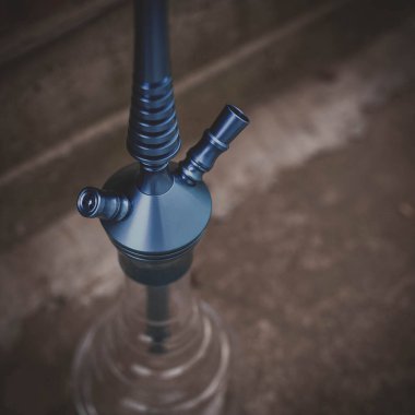 Nargile 'nin bir parçası, modern tasarım, arka planda.