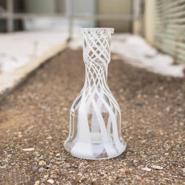 Nargile 'nin bir parçası, modern tasarım, arka planda.