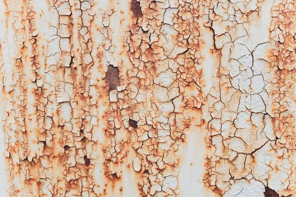 Steel walkway mats sprayed red rust.Iron surface rust. — Stock Photo, Image