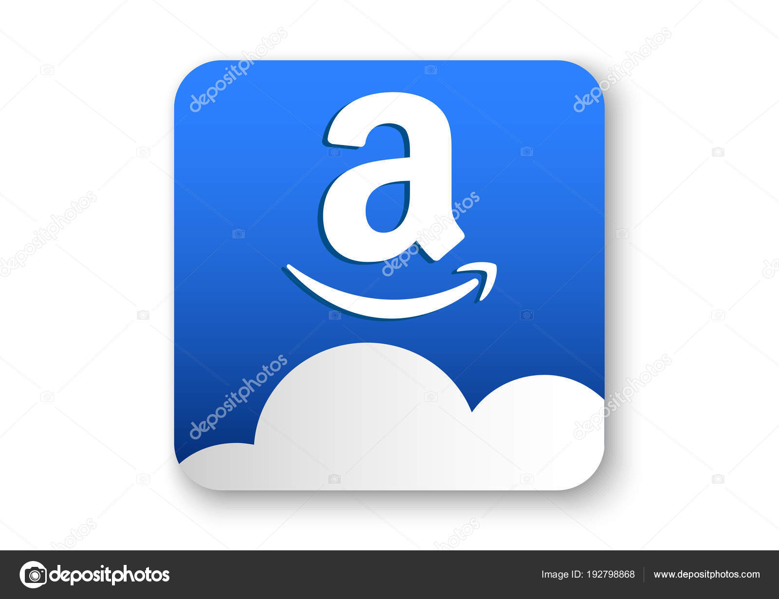 Amazon Drive Mobile App Icon Design Vector Image By C Ar Twork Vector Stock