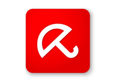Avira antivirüs simgesi düğmesini kırmızı renk