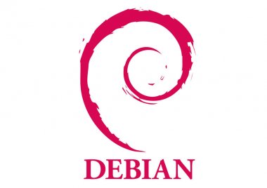 Debian linux işletim sistemi logo tasarımı