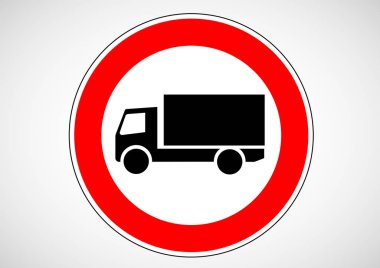 trafik işareti kamyon acess yasaktır