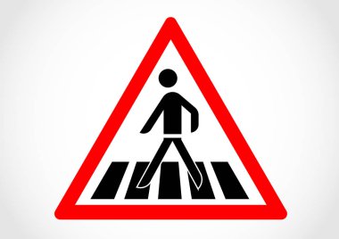yaya geçidi izlemek trafik işaretleri