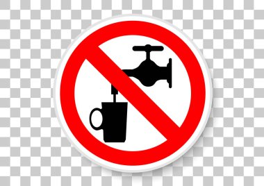 değil içilebilir su Emanet işareti