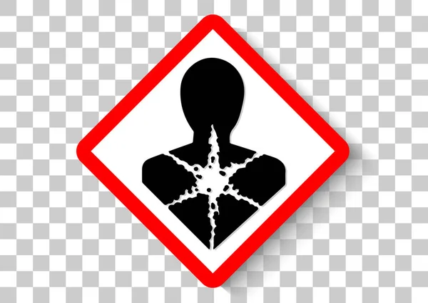 serious health hazard industrial sign