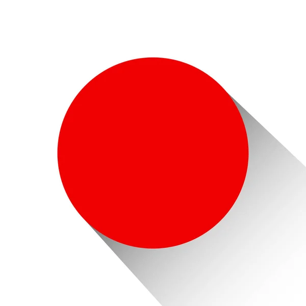 Ιαπωνία Σημαία Χώρας Σχεδιασμού — Διανυσματικό Αρχείο