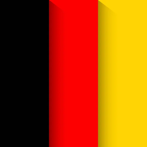 Belgique Drapeau Pays Conception — Image vectorielle