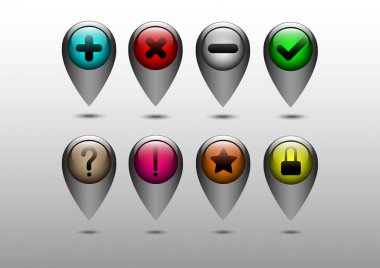 Gezinti PIN Icon pack