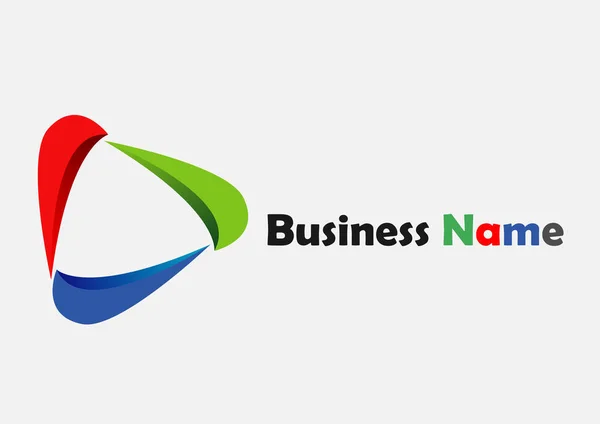 Logotipo Conceito Natureza Triângulo Elementos —  Vetores de Stock