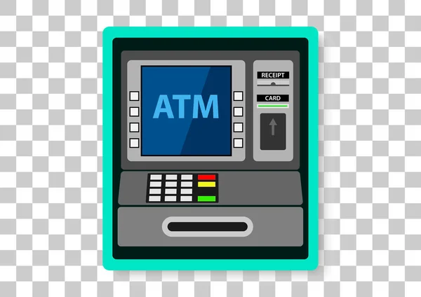 Atm Machine Banking Service — Stock Vector