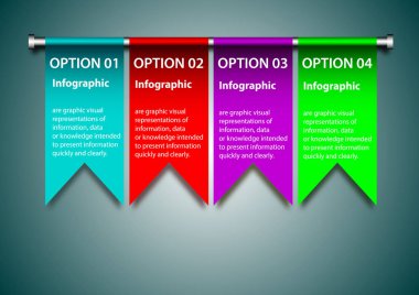 bayrak rengi şeritler Infographic