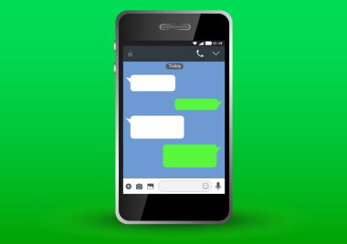 mobil uygulama sohbet kullanıcı arabirimi