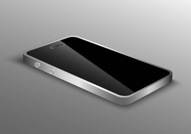 Smartphone çerçeve 3d perspektif nesnesi