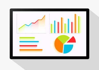 Infographic paketi tablet içinde
