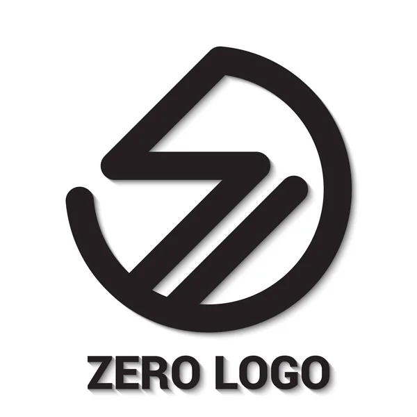 Logo Iniziale Con Concetto Line Art — Vettoriale Stock