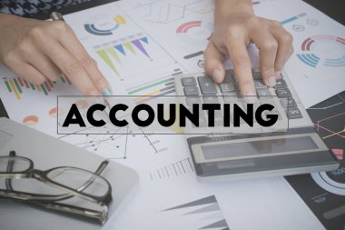 iş rapor belge grafik mali ve hesap makinesi