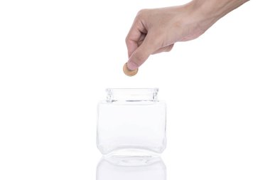 El para kavramı, iş el kumbara üzerinde para madeni para koyarak kaydetme.