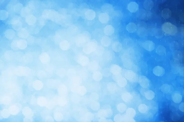 Abstract blue glitter bokeh. concept christmas and new year — Stock Photo, Image