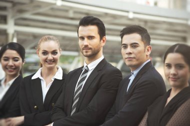 Grup iş adamları. kavram iş ekip çalışması.