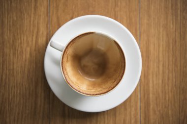 latte veya kapuçino köpüklü köpüklü kahve Kupası en iyi Manzaralı 