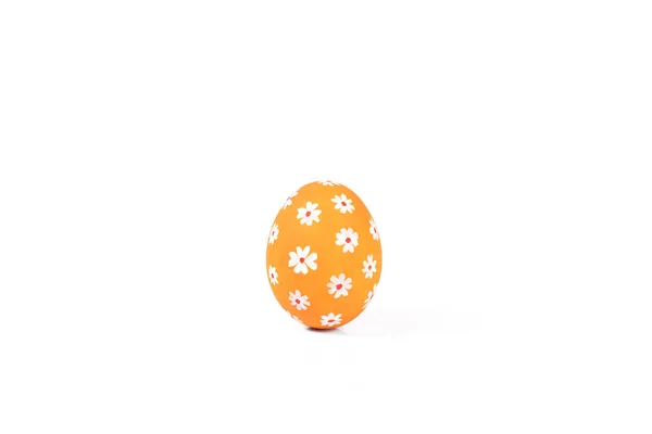 Happy Easter Easter Painted Egg Isolated White Background — Stock Photo, Image