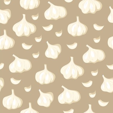 Zarif sebze sarımsak seamless modeli
