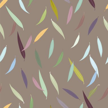 Güzel sonbahar yaprakları pürüzsüz desen