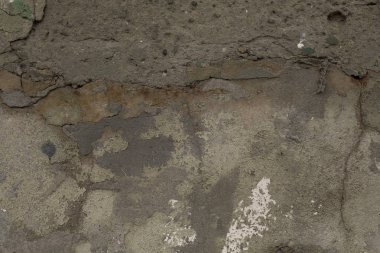 Eski gri sıva beton duvar doku kırık