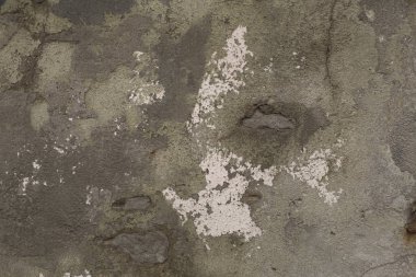 Eski gri sıva beton duvar doku kırık