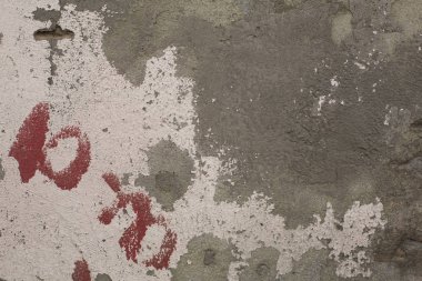 Gri sıva beton duvar doku eski çökmekte boya