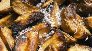 Kahvaltı patatesleri, patates püresi, patates püresi, kırmızı patates.